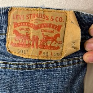 501 Original Button Fly Jeans